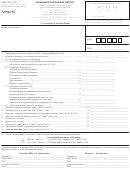 Form 74a117a - Insurance Surcharge Report - 2012 Printable pdf
