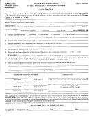 Form 72a005 - Application For Approval To Sell Watercraft Refund Motor Fuels