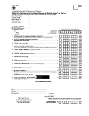Form R-1031 - State Of Louisiana And Louisiana Recovery District Sales Tax Return