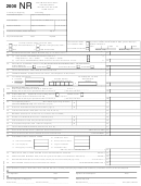 Form 200-02 - Delaware Individual Non-resident Income Tax Return - De Division Of Revenue - 2000