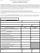 Form Rpd-41192 - Tobacco Products Tax - New Mexico Taxation And Revenue Department