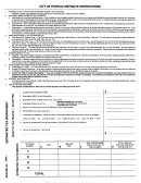 Estimated Tax Worksheet - City Of Pontiac - 2002