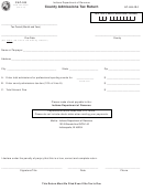 Form Cat-103 - County Admissions Tax Return - 2013
