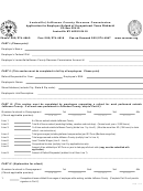 Application For Employee Refund Of Occupational Taxes Withheld Form - Louisville/jefferson County