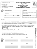 Form At3-28 - Personal Property Return - 2003
