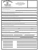 Form Ss-4482 - Application For Registration Of Limited Liability Partnership - Domestic - 2000