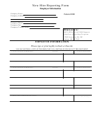 New Hire Reporting Form