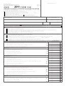 Form Dr 0112x - Amended Colorado C-corporation Income Tax Return - 2011