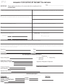 Form L-72 - Request For Copies Of Income Tax Return - 2001