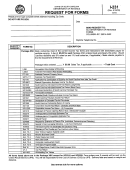 Form I-231 - Request For Forms