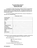 Registration Form - New Jersey Division Of Revenue