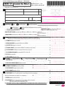 Form In-111 - Income Tax Return - 2000