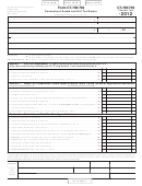 Form Ct-706/709 - Connecticut Estate And Gift Tax Return - 2012
