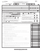 Form Fit-20 - Indiana Financial Instructions Tax Return - Indiana Department Of Revenue