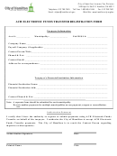 Ach Electronic Funds Transfer Registration - City Of Hamilton Income Tax Division Form