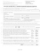 Form Pcureg-01 - Annual Charity Registration Application And Instructions - Department Of Consumer Protection Printable pdf