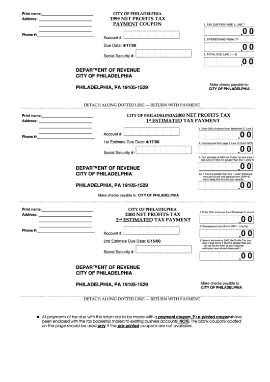 1999-net-profits-tax-payment-coupon-city-of-philadelphia-printable
