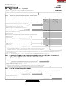 Form C-8000h - Michigan Sbt Apportionment Formula - 2003