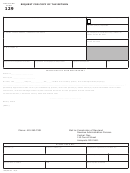 Form 129 - Request For Copy Of Tax Return