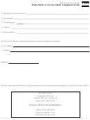 Trade-mark Or Service-mark Assignment Form