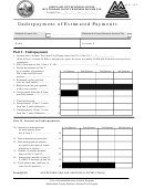 Form Qu-02 - Underpayment Of Estimated Payments