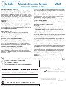 Form Il-505-i - Automatic Extension Payment - Illinois Department Of Revenue -2002