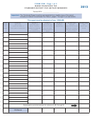 Form Crb - Maine Franchise Tax Combined Report For Unitary Members - 2013