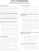 Instructions For Schedule Rz Of M-1065 Partnership Renaissance Zone Deduction - Muskegon Printable pdf