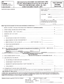 Ir Form - Batavia Income Tax Return - 2002 Printable pdf