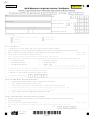 Fillable Form Cit - Montana Corporate Income Tax Return - 2015 Printable pdf