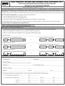 Real Property Income And Expense (rpie) Statement Form - 2011