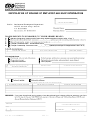 Form De 24 - Notification Of Change Of Employer Account Information