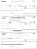 Form 120es/w - Corporation Estimated Tax Payment 2001 Printable pdf