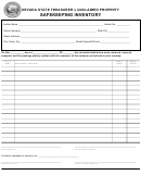 Unclaimed Property Safekeeping Inventory Form