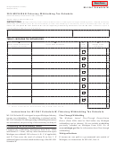 Form Mi-1041 - Schedule W Michigan Fiduciary Withholding Tax Schedule - 2016