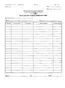 Form Esd-ark 223 (b) - Social Security Number Correction January 2001