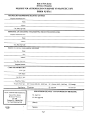 Form Nj-tr-2 - Request For Authorization To Report On Magnetic Tape - State Of New Jersey Division Of Taxation