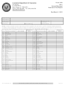 Form 1076 - Annual Municipal Premium & Tax Report - Louisiana Department Of Insurance - 2011 Printable pdf