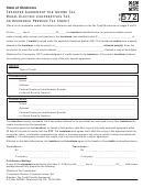 Form 572 - Transfer Agreement For Income Tax, Rural Electric Cooperatives Tax, Or Insurance Premium Tax Credit