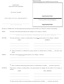Form Mlpa-9 - Certificate Of Amendment - Maine Secretary Of State