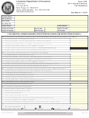 Form 1061 - Annual Premium Tax Statement - Louisiana Department Of Insurance - 2011