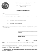 Inactive Status Request Form- Wyoming Real Estate Commission
