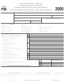 Form Pse - Extension Request For The Alabama Business Privilege Tax Return, Corporate Shares Tax Return, And Annual Report - 2000