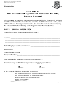 Form Naa-01 - Connecticut Neighborhood Assistance Act (naa) Program Proposal - 2003
