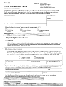 Form 3117 - City Of Albion Eft Application