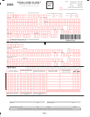 Form 37 - Regional Income Tax Agency - Cleveland - 2003 Printable pdf