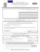 Form Uia 1110 - Application For Michigan Unemployment Tax Credit In 2012