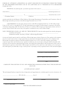 Power Form Of Attorney Appointing An Agent For Service Of Process Under The Terms Of The Mississippi Pesticide Law Of 1975 Printable pdf