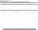 Form Rc-10 - Schedule Cd - Out-of-state Cigarette Sales Or Shipments With Instructions (1998)