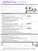 Form Il-1041 - Fiduciary Income And Replacement Tax Return - 2000 Printable pdf